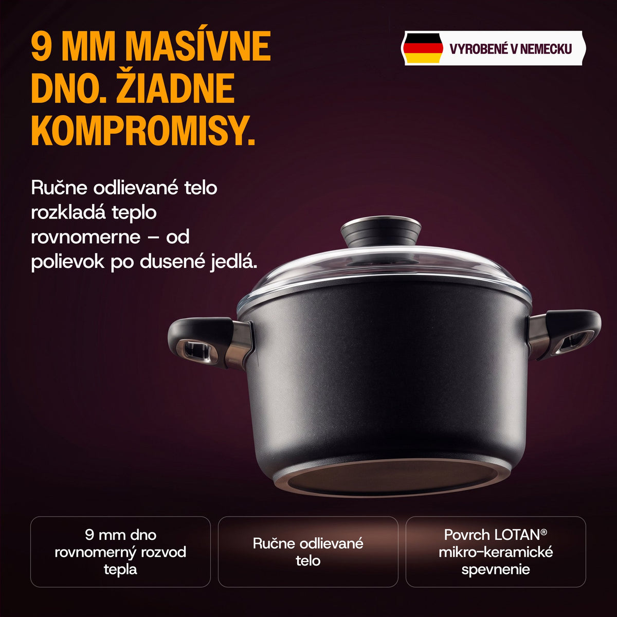 Nepriľnavý hrniec 24 cm