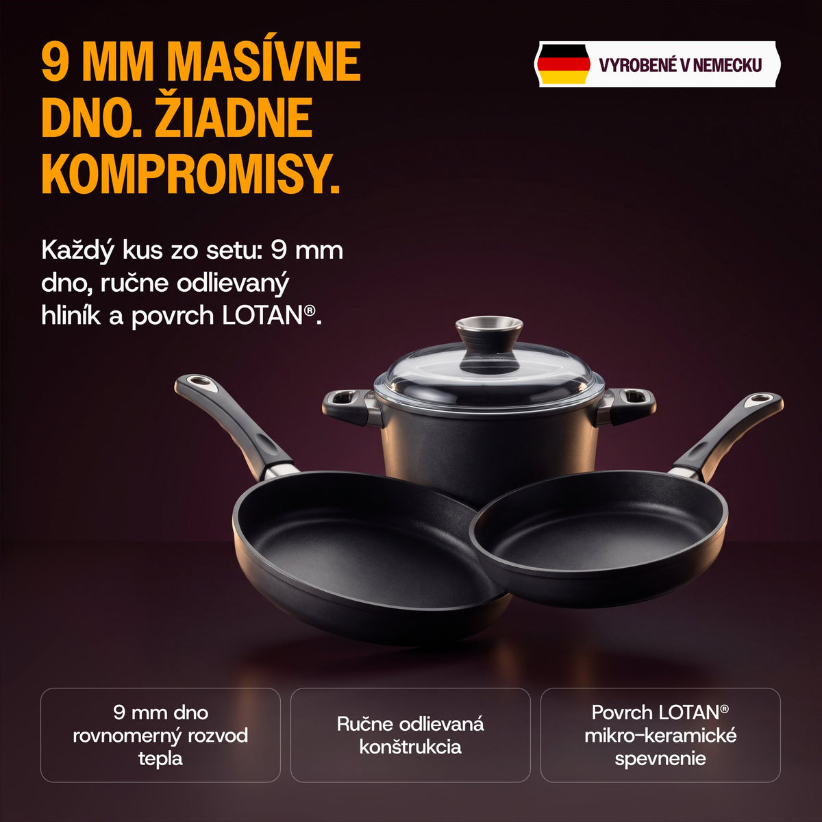 Kompletná výbava – set 3 kusov