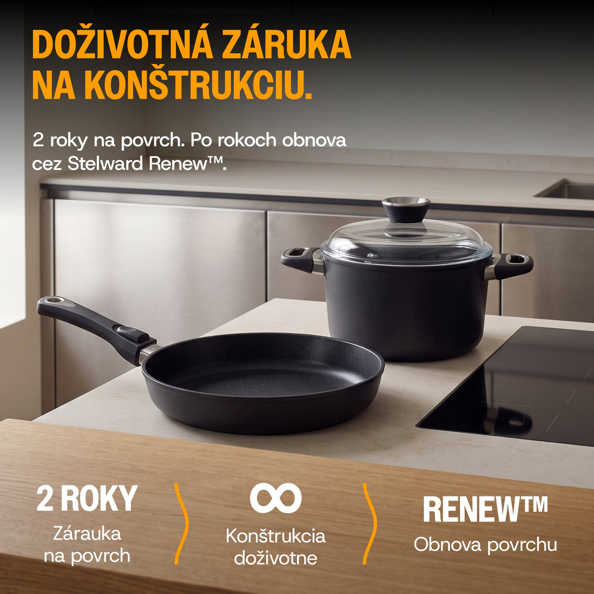 Set panvica 28 cm + hrniec 24 cm